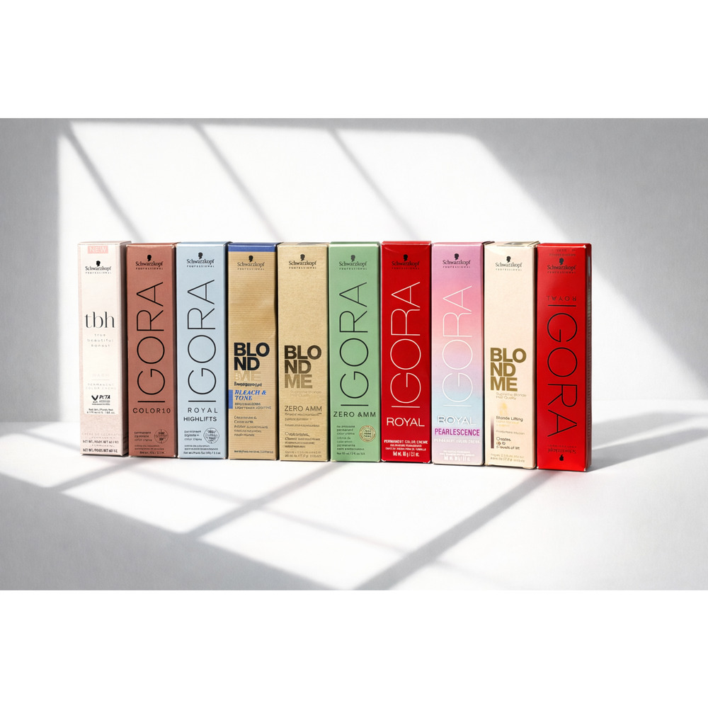 Schwarzkopf tbh Igora royal hair color bundle lot professional salon mix boxes